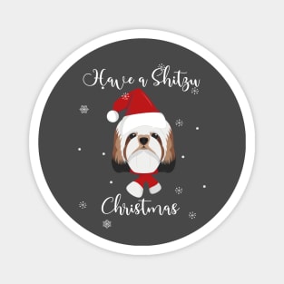 Have a Shitzu Christmas Magnet